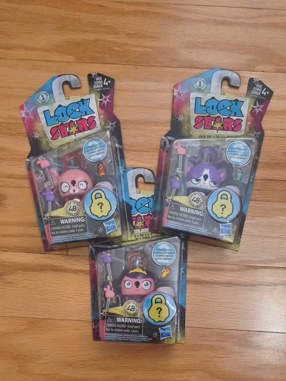 Hasbro Lock Stars Set of 3 NWT